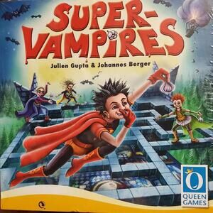 Super Vampire Board Game By Queen Games New Factory Sealed 3D Setup 6+ Germany